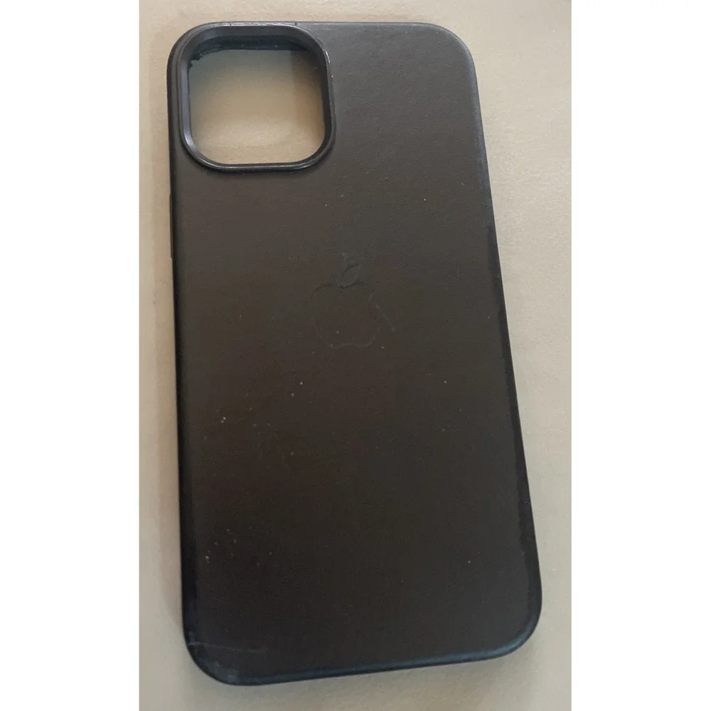 Apple iPhone 12 Pro Max OEM Leather MagSafe Fitted Case/Skin Magnetic Black